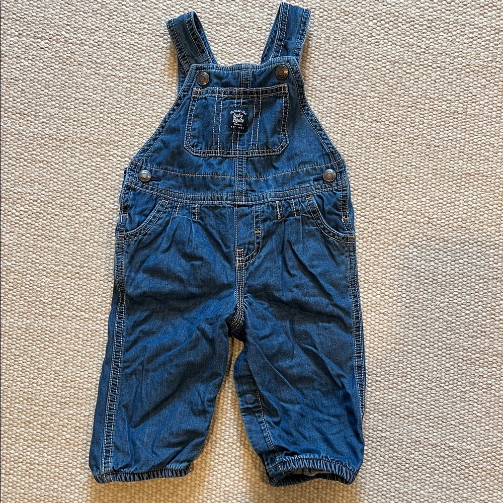 Classic Blue Kids Overalls